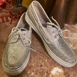 Womens glitter Sperry